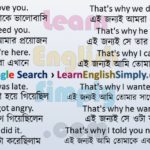Sentence Making That's why